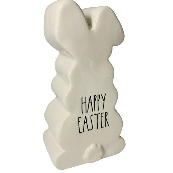 Rae Dunn Other - Rae Dunn Happy Easter Bunny Rabbit Figurine Sign Artisan Collection By Magenta